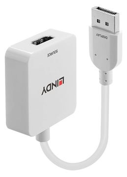 Lindy Video- / Audiokabel - HDMI, Gleichstromstecker 3,5 x 1,35 mm weiblich zu DisplayPort männlich von LumaTech