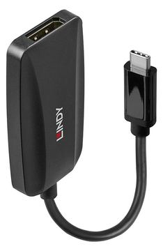 Lindy Videoadapter - 24 pin USB-C (M) zu DisplayPort (W) von LumaTech