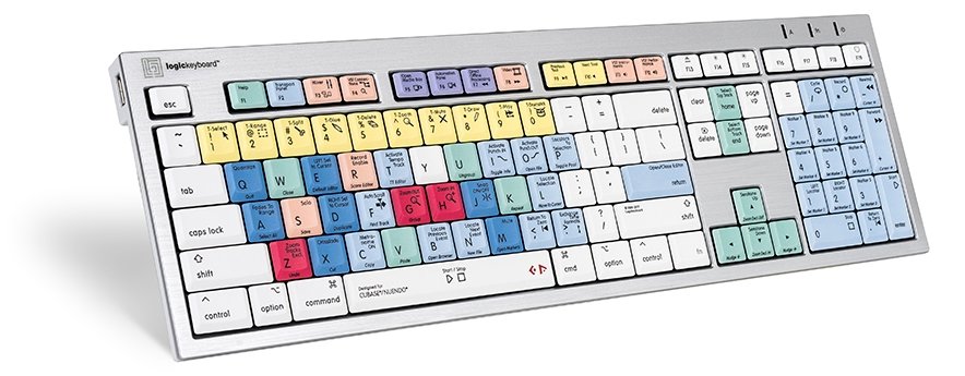 Logickeyboard ALBA - Volle Größe (100%) - Kabelgebunden - USB - Scherenschalter - Silber - TL: Französisch, AZERTY