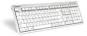 Logickeyboard Alba Slimline - Tastatur - Mac - TL: UK, QWERTY von LumaTech