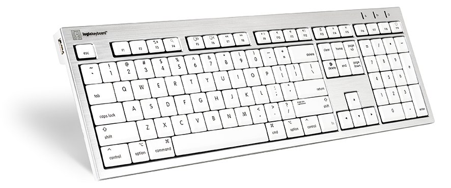 Logickeyboard Alba Slimline - Tastatur - Mac - TL: UK, QWERTY