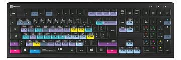Logickeyboard ASTRA 2 - Volle Größe (100%) - Kabelgebunden - USB - Scherenschalter - Schwarz - TL: Französisch, AZERTY von LumaTech