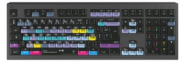 Logickeyboard ASTRA 2 - Volle Größe (100%) - Kabelgebunden - USB - Scherenschalter - Schwarz - TL: Französisch, AZERTY von LumaTech