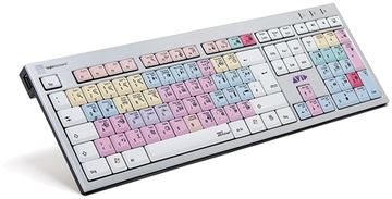 Logickeyboard Avid Pro Tools - Volle Größe (100%) - Kabelgebunden - USB - Schwarz - Silber - TL: Deutsch, QWERTZ von LumaTech