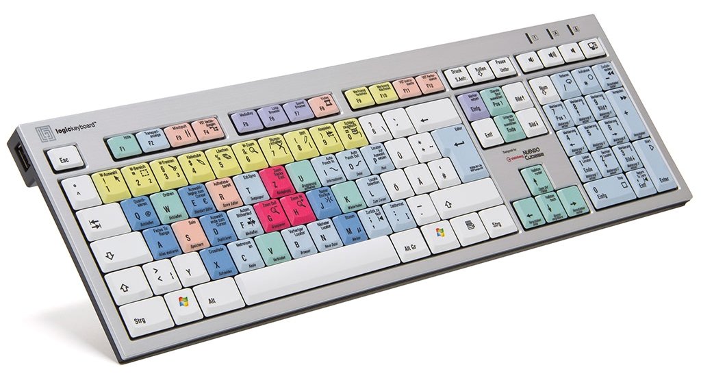 Logickeyboard Cubase / Nuendo Slim Line - Tastatur - TL: Deutsch, QWERTZ