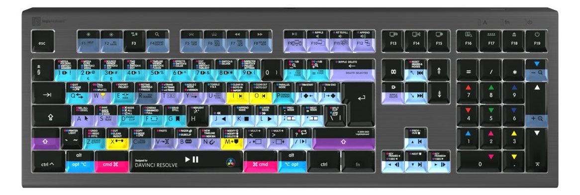 Logickeyboard DaVinci Resolve Astra 2 - Tastatur - TL: UK, QWERTY
