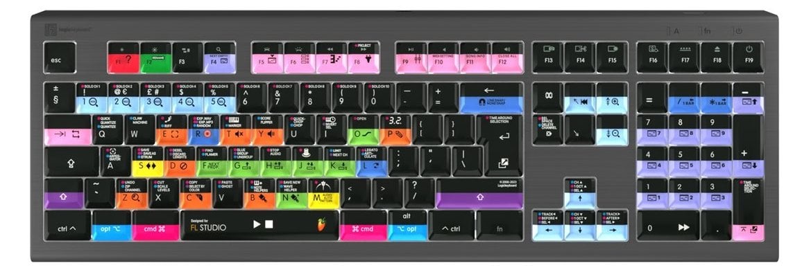 Logickeyboard FL Studio ASTRA2 - Tastatur - Mac - TL: UK, QWERTY