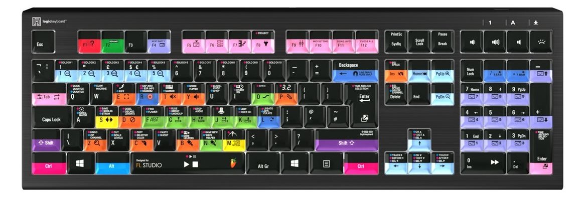 Logickeyboard FL Studio ASTRA2 - Tastatur - Windows - TL: UK, QWERTY