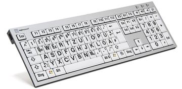 Logickeyboard Largeprint - Tastatur - USB - TL: Deutsch, QWERTZ von LumaTech