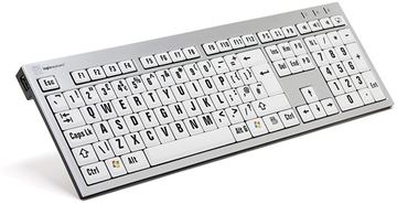Logickeyboard Largeprint Slimline - Tastatur - TL: UK, QWERTY von LumaTech