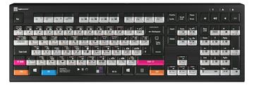Logickeyboard LKB-AEPP-A2PC-FR - Volle Größe (100%) - Kabelgebunden - USB - Schwarz - TL: Französisch, AZERTY von LumaTech