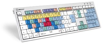 Logickeyboard LKB-CBASE-CWMU-DE - Volle Größe (100%) - Kabelgebunden - USB - Mehrfarbig - TL: Deutsch, QWERTZ von LumaTech