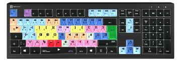 Logickeyboard LKB-MCOM4-A2PC-DE - Kabelgebunden - USB - Scherenschalter - LED - Schwarz - TL: Deutsch, QWERTZ von LumaTech