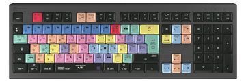 Logickeyboard LKB-PPROCC-A2M-FR - Kabelgebunden - USB - Scherenschalter - LED - Schwarz - TL: Französisch, AZERTY von LumaTech