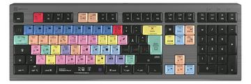 Logickeyboard LKB-PPROCC-A2M-UK - Kabelgebunden - USB - Scherenschalter - LED - Schwarz - TL: UK, QWERTY von LumaTech