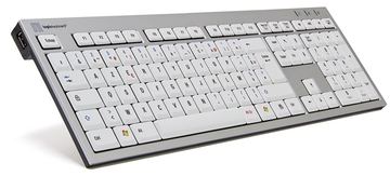 Logickeyboard SKB-AJPU-FR - Full-size (100%) - Verkabelt - USB - Aluminium - Weiß - TL: Französisch, AZERTY von LumaTech