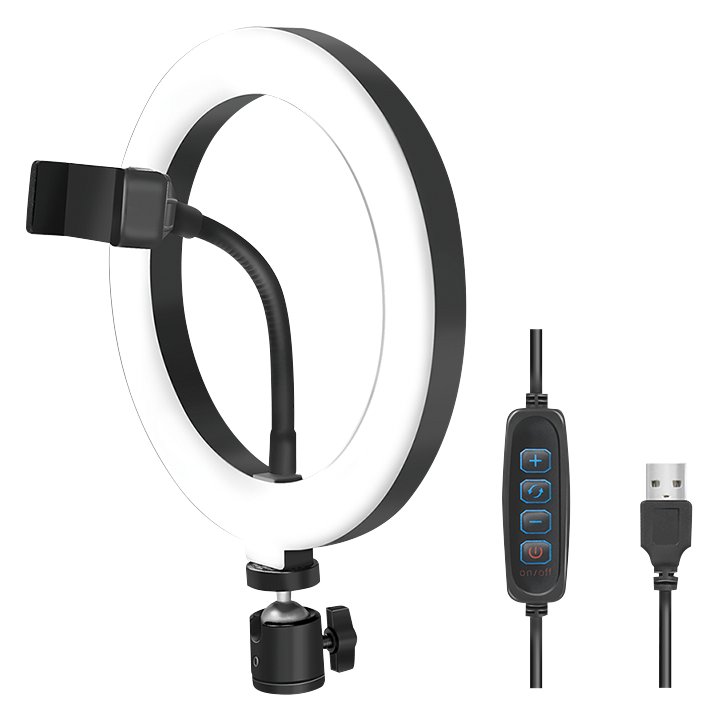 LogiLink AA0151 - LED - Acrylnitril-Butadien-Styrol (ABS) - 1/4 - 1,8 m - Schwarz - USB