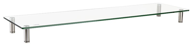 LogiLink Aufstellung - für Monitor - Metall, Glas, Stahl - Bildschirmgröße: 33-81.3 cm (13-32)