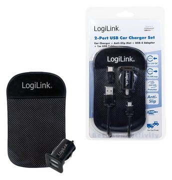 LogiLink Auto-Netzteil - 10.5 Watt - 2.1 A - 2 Ausgabeanschlussstellen (2 x USB) von LumaTech