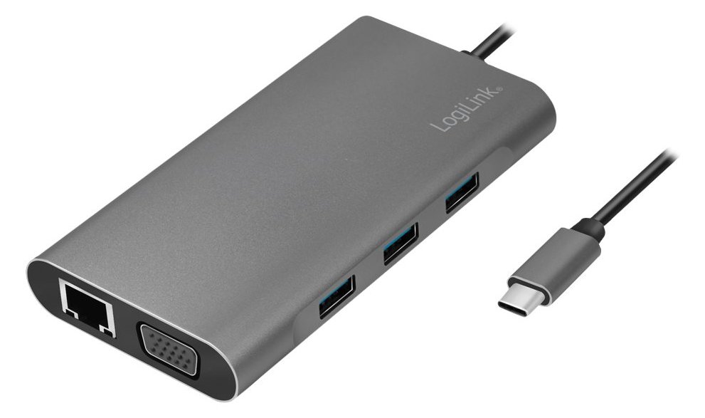 LogiLink Dockingstation - USB-C 3.2 Gen 1 - VGA, HDMI