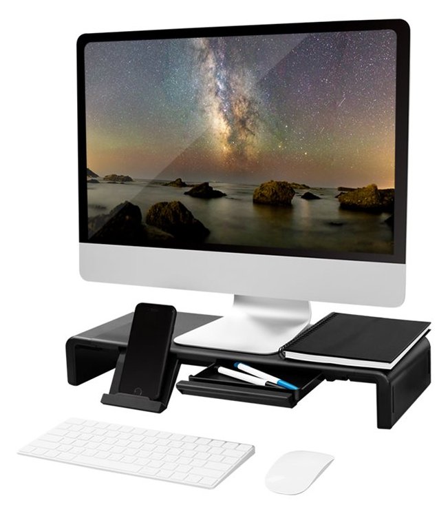 LogiLink Ergonomic riser - Aufstellung - für LCD-Display / Notebook / Tablet