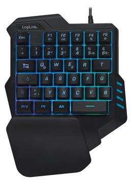 LogiLink Illuminated one-hand gaming - Tastatur von LumaTech