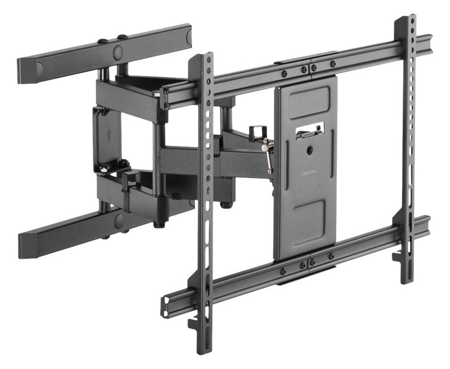 LogiLink Klammer - Voll beweglich - für LCD-TV / curved LCD-TV - Schwarz - Bildschirmgröße: 37-80 - Wandmontage
