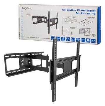 LogiLink Klammer für LCD TV - fester, kaltgepresster Stahl - Bildschirmgröße: 81.3-139.7 cm (32-55) von LumaTech