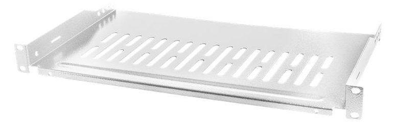 LogiLink Rack - Regal - Hellgrau, RAL 7035 - 1U - 48.3 cm (19)