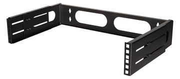 LogiLink Rack Bracket - geeignet für Wandmontage - Schwarz, RAL 9003 - 2U - 48.3 cm (19) von LumaTech