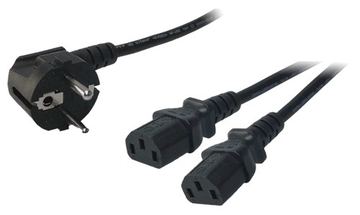 LogiLink Stromkabel - IEC 60320 C13 bis CEE 7/7 (M) von LumaTech