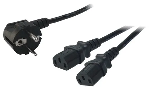 LogiLink Stromkabel - IEC 60320 C13 bis CEE 7/7 (M), Ansicht 2