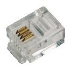 LogiLink Telefonanschluss - RJ-11 (M) - ungeschirmt (Packung mit 100)