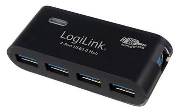 LogiLink USB 3.0 Hub 4-Port - Hub - 4 x SuperSpeed USB 3.0 von LumaTech