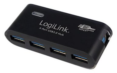 LogiLink USB 3.0 Hub 4-Port - Hub - 4 x SuperSpeed USB 3.0