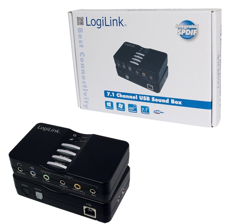LogiLink USB Sound Box Dolby 7.1 - Soundkarte