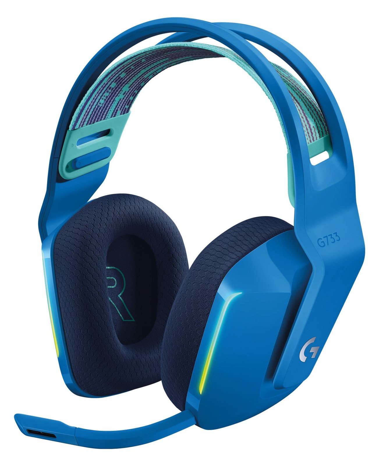 Logitech G G733 LIGHTSPEED Wireless RGB Gaming Headset - Blau