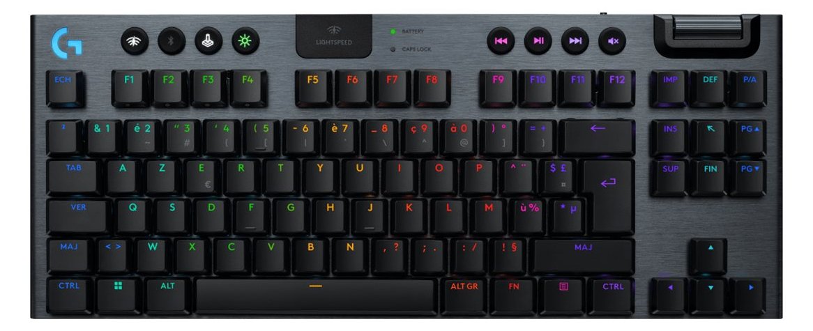 Logitech G G915 X - Tastatur - LIGHTSPEED - TKL - TL: Französisch, AZERTY
