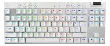 Logitech G PRO X TKL - Tastatur - Gaming - Hintergrundbeleuchtung - TL: US, QWERTY - Weiß von LumaTech