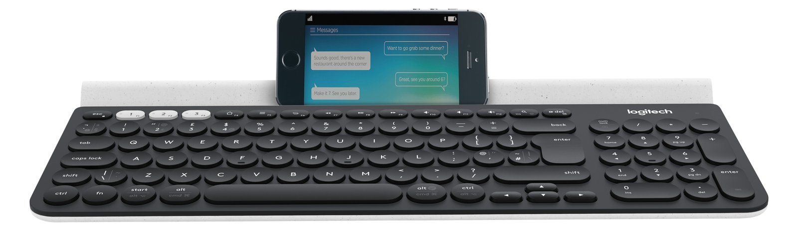 Logitech K780 Multi-Device - Tastatur - Bluetooth - TL: Deutsch, QWERTZ
