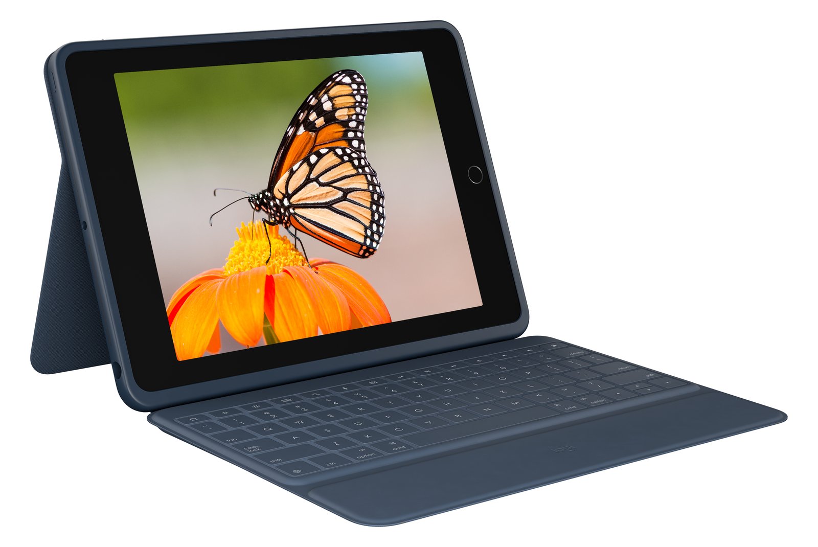 Logitech Rugged Combo 3 - Tastatur und Foliohülle - TL: UK, QWERTY