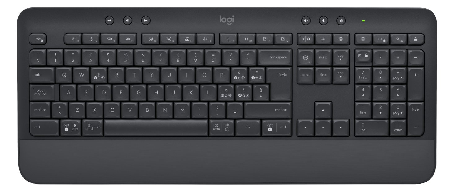 Logitech Signature MK650 for Business - Tastatur-und-Maus-Set - TL: Italienisch, QWERTY