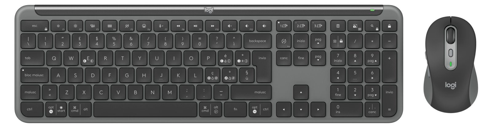 Logitech Signature Slim Combo MK950 for Business - TL: Italienisch, QWERTY