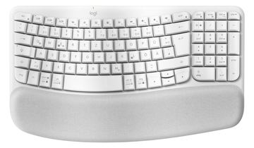 Logitech Wave Keys - Tastatur - kabellos - 2.4 GHz, Bluetooth LE - TL: Deutsch, QWERTZ von LumaTech