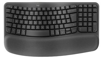 Logitech Wave Keys - Tastatur - mit gepolsterter Handgelenkauflage - TL: Nordisch, QWERTY von LumaTech