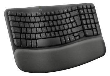 Logitech Wave Keysergonomic KB GRAPHITE NLB 2.4GHZ/BT CENTRAL-419 UNIV. - TL: Belgisch, AZERTY von LumaTech