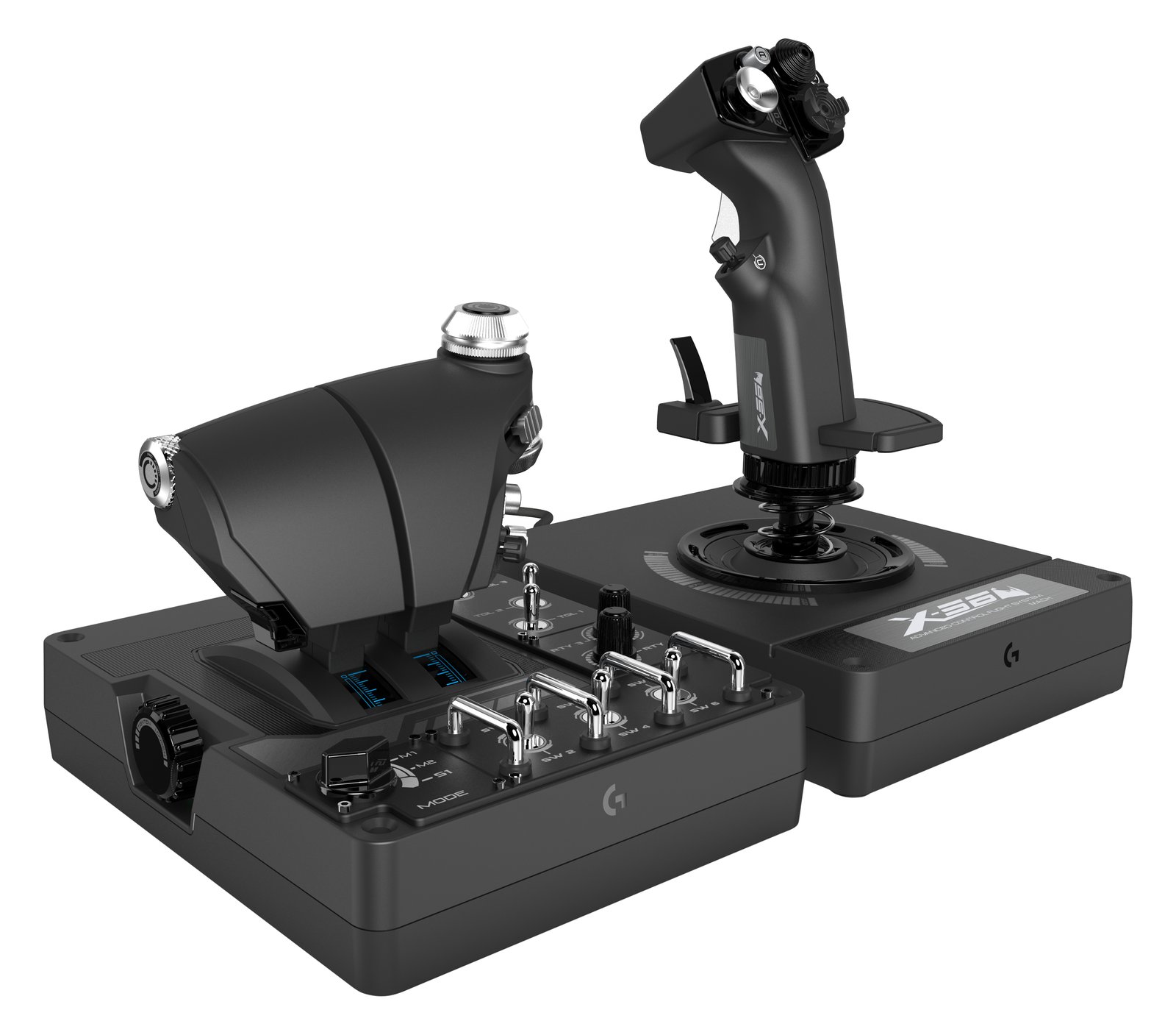 Logitech X56 H.O.T.A.S. - Joystick und Gasregler