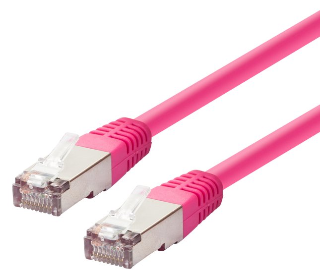 LOGON PROFESSIONAL PATCH CABLE SF/UTP - Cat5e - Magenta - Kabel - Netzwerk