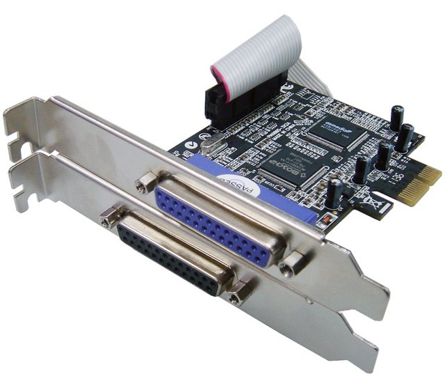 Longshine Controller PCIe 2x Parallel retail - PCI - Controller