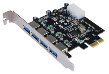 Longshine LCS-6380-4 - USB-Adapter - PCIe 2.0 von LumaTech